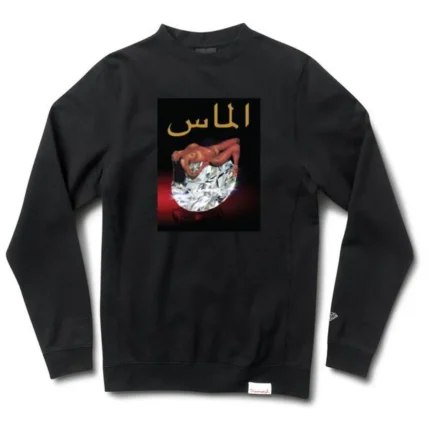 Diamond Supply Co Arabic Lady Crewneck Black