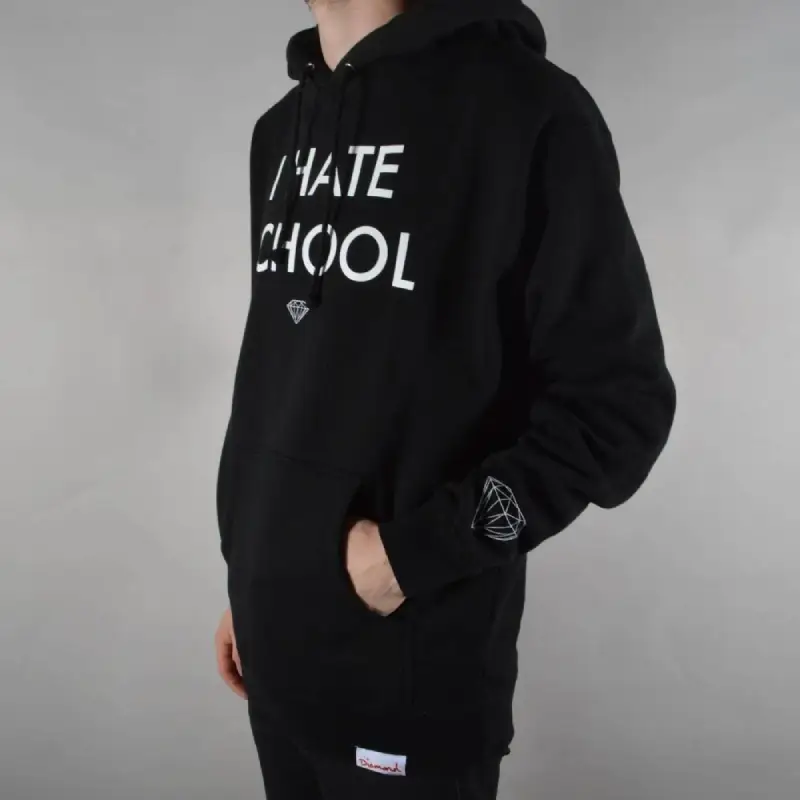 Black Diamond Supply Co. I Hate School Pullover Hoodie